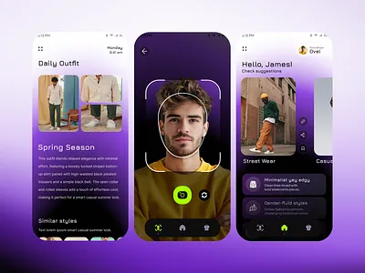 ai fashion outfit generator ai artificial inteligence dark elegant generate generator mobile photo scan scanner