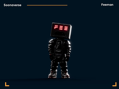 Feeman Character Design for Soonaverse 3d animated illustration animation arnold astronaut c4d cartoonish 3d style character character design crypto dance illustration marketplace nfts space space ship token exchange ui 3d illustration ui animation web