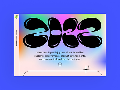 Webflow Year in Review 2022 design typography ui web webflow