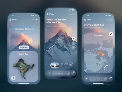 AI Travel & Adventure Exploration App UI ai app ai travel mobile app app design clean ui exploration app ios app map ui minimal design mobile app modern ui product design smarttravel travel agency travel app travel booking ui design user experience user interface ux design
