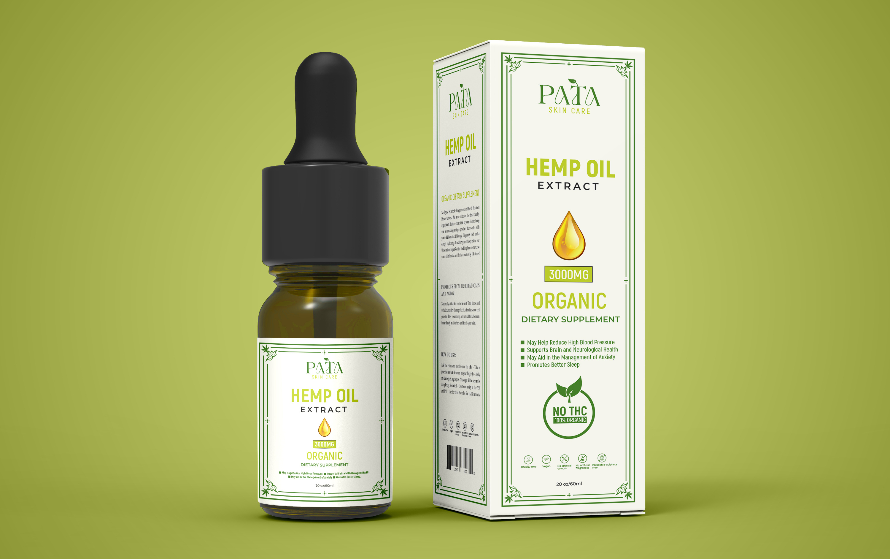 PATA-Branding Design beauty botanical boho box design brand logo branding design feminine graphic design hemp oil label label design logo nature logo organic packaging design product label product packaging remedy skin care spa