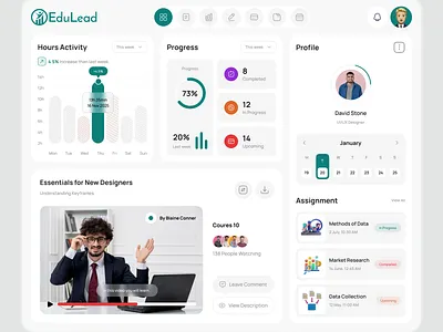 Education / Learning / Analytics Dashboard UI ads dashboard analytics analytics dashboard dashboard dashboard app dashboard design ed tech edtech design education dashboard education design modern dashboard modern ui online course product design project management statistics ui ux web app