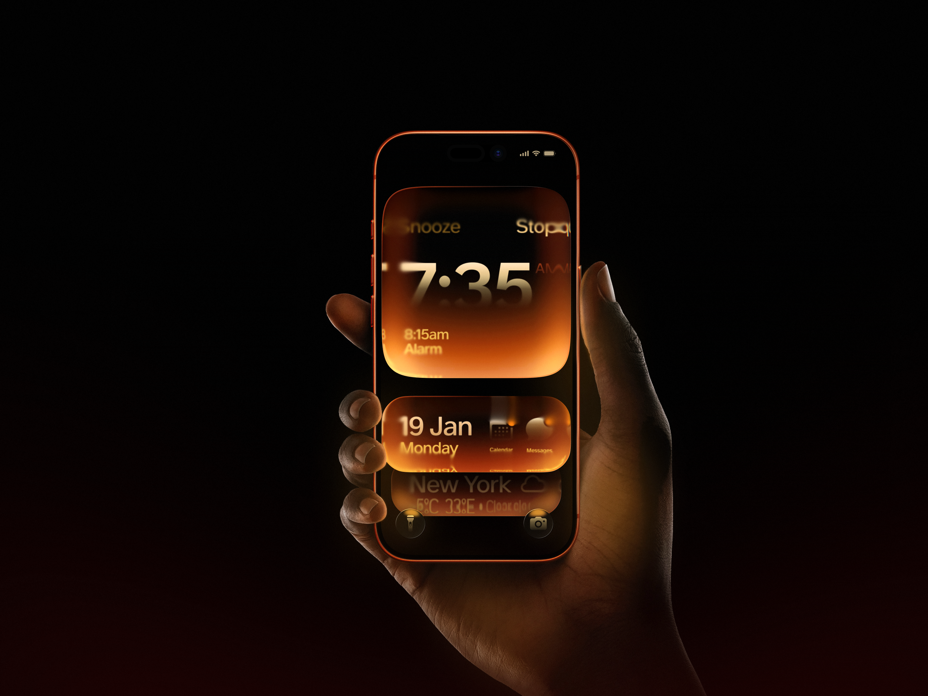 Liquid Glass IOS Widgets - Exploration of Liquid Interfaces