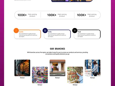 About Us Page – Art Supplies E-commerce Website UI about page ui design clean about page ui design clean ui design clean website design ecommerce website ui design figma design minimal about page ui modern about page design ui design website ui design