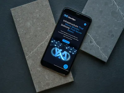 DevOps Business Branding, Website Development & Design 3d animation branding devops graphic design logo motion graphics tech ui ux website design website development