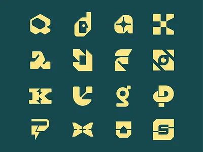 Collection of minimalistic letter signs b2b brand branding branding design brandingdesign graphic design logo logo design logo designer logodesign logodesigner logotype mark minimalism minimalistic saas saas logo startup startup logo web3