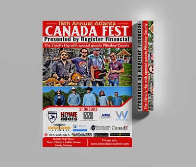 Canada Fest poster design banner concert poster flyer flyer design graphic design leaflet poster poster design