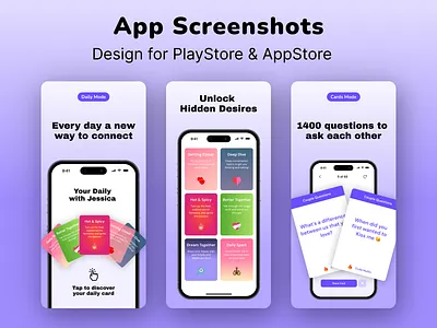 App Store Screenshots UI Design for iOS & Android Conversion android app design app marketing design app onboarding app store optimization app store screenshots aso design dribbble shots figma design ios app design mobile app design mobile ui product design saas ui startup app design ui designer ui ux design user experience user interface ux designer visual design