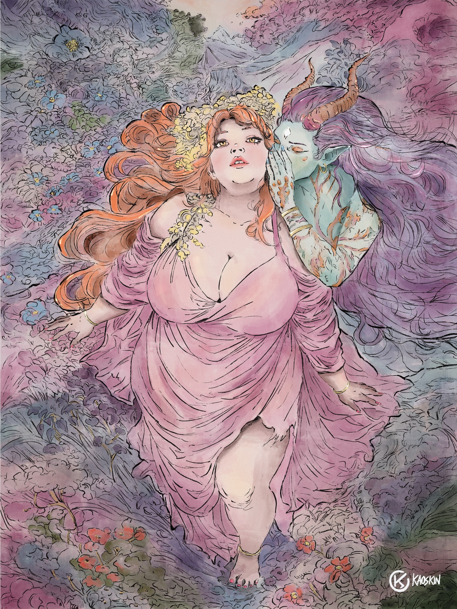 Mischief artdirection characterdesign characterillustration conceptart contemporaryillustration digitalart digitalillustration emotionalart fantasyillustration figurativeart illustration keyart narrativeillustration painterlyillustration pastelcolors procreate softlightning storytelling visualdevelopment visualstorytelling