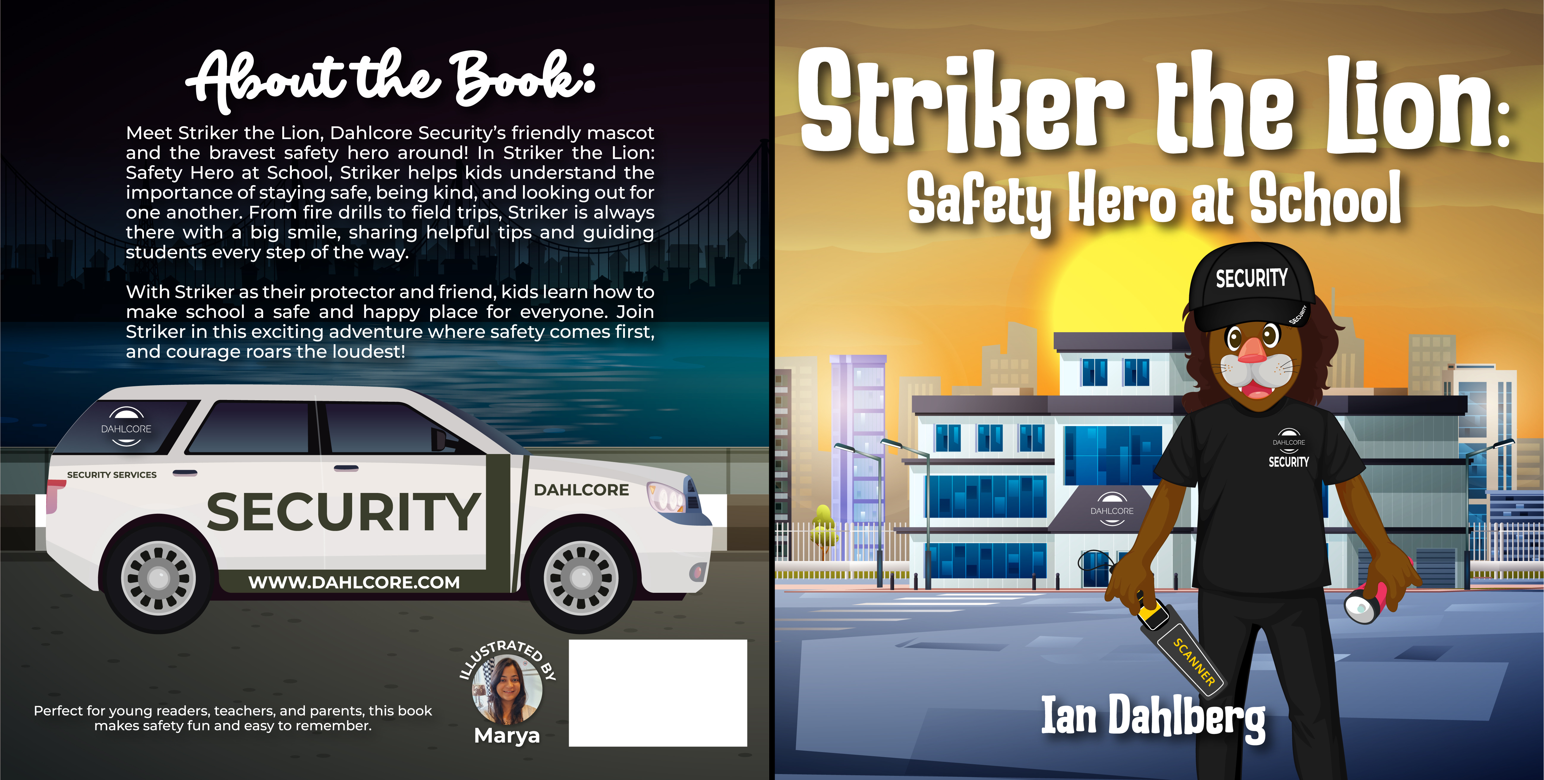 Striker The Lion: Safety Hero at School (FULL COVER) bookcoverdesign bookillustration childrenillustration childrensbook childrensbookillustration colorfulillustration cuteillustration digitalillustration fantasyillustration graphic design illustrator kidsart kidsbookillustration kidsillustration picturebook picturebookillustration playfulart storybookart storybookillustration whimsicalillustration