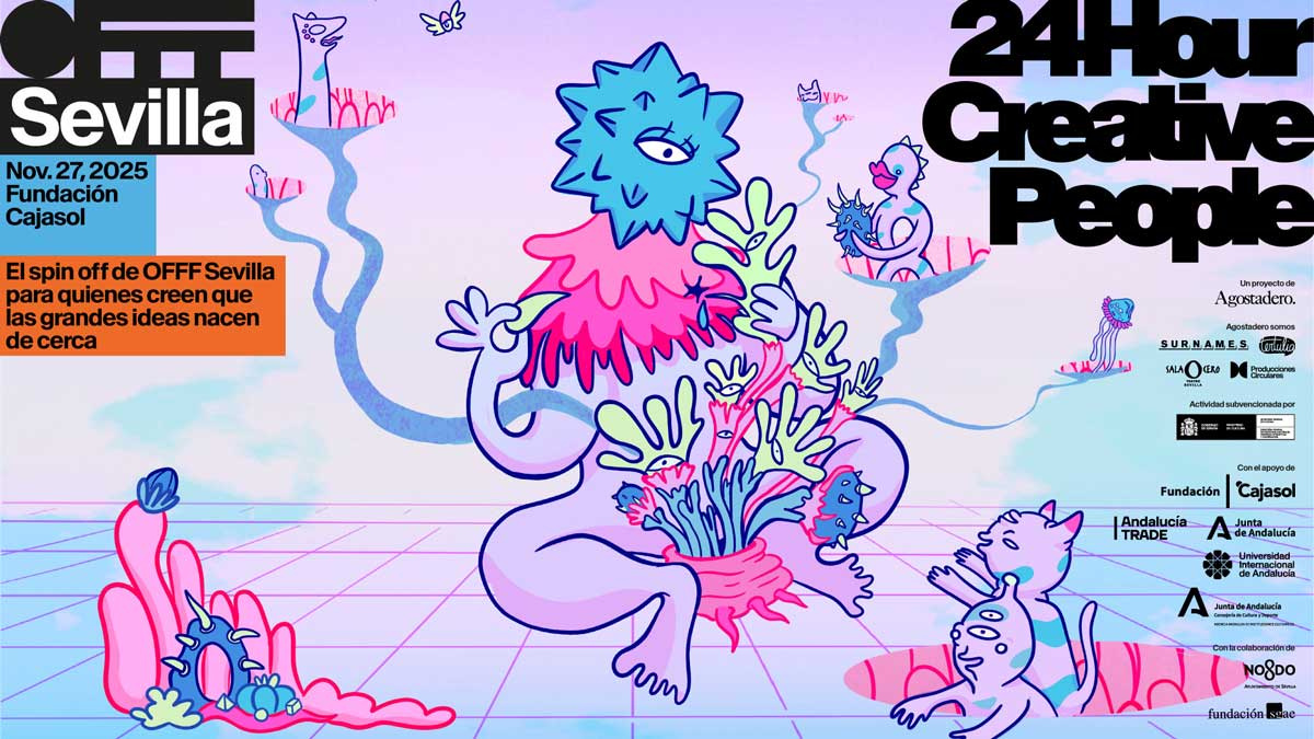 OFFF SEVILLA FESTIVAL creative fest 25 alien art festival creativity festival art festival branding festival corporate design festival design festival poster illustration offf offf 25 offf sevilla pop surreal psychedelic branding zealous