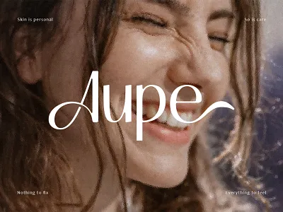 Aupe Skincare Logo Design beauty branding brand concept brand design brand identity cosmetic branding creative direction design exploration dribbble shot editorial branding identity design logo design logo inspiration luxury branding minimalist branding modern branding skincare branding skincare logo typography visual identity wordmark