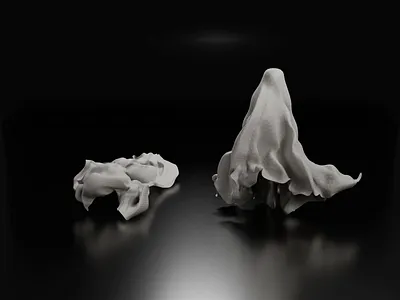 Cloth Loop Animation 2 3d cloth animation cloth animation fashion cloth loop animation creepy ghost cloth animation fashion design