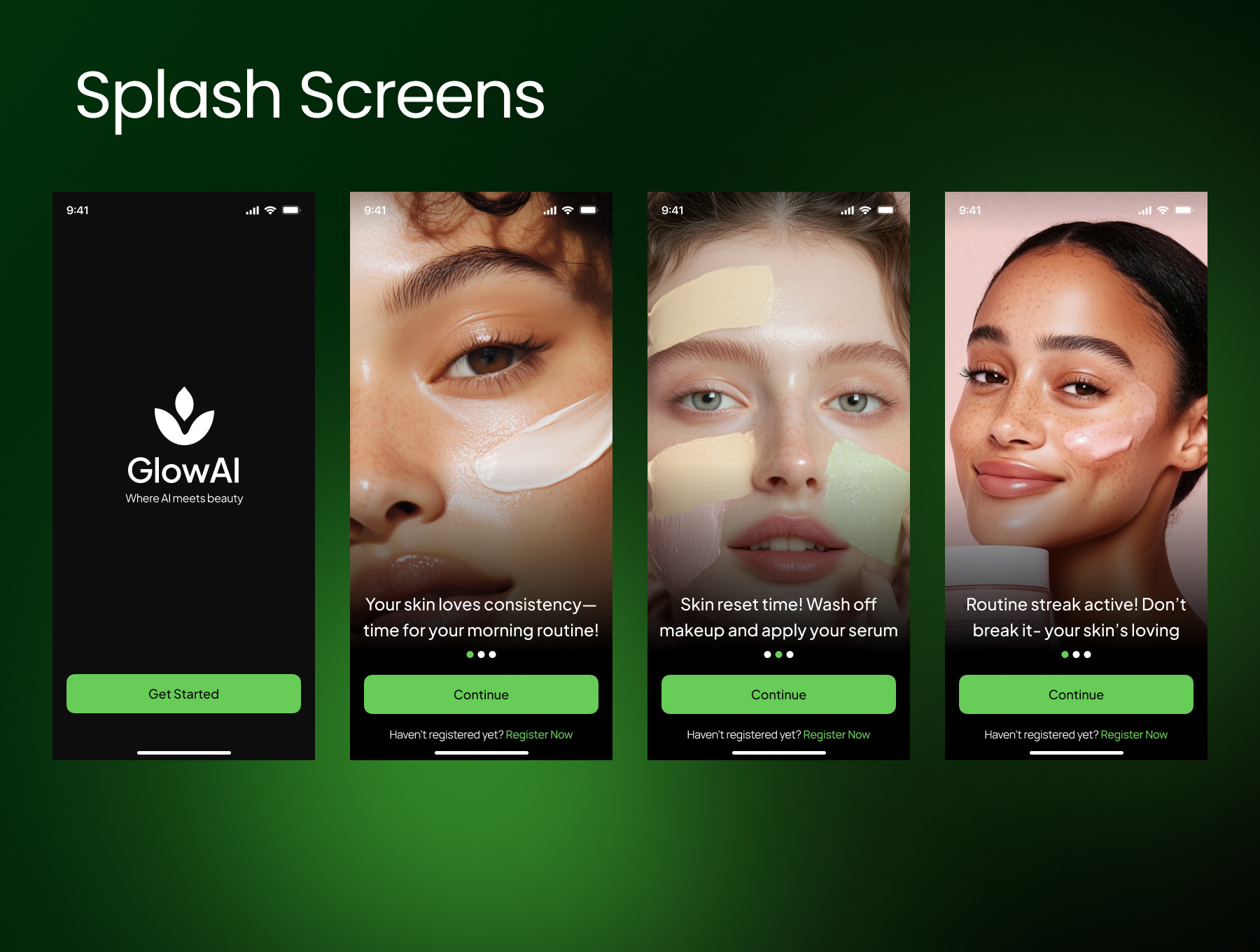 Skin Care Mobile App Design UI Kit dalonext mobile app dalonext skin care mobile app skin care skin care mobile app skin care mobile app design skin care uiux skincare uiux