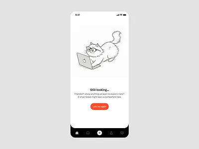 Mobile Empty State animation design designer empty empty state figma illustration ios mobile mobile app motion graphics ui uiux uiuxdesign ux