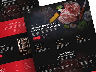 web design butcher shop butcher design figma meat ui ux uxui web design web develop webdesign website