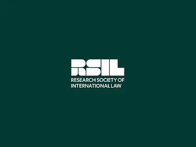 Research Society of International Law branding design graphic design illustration logo typography vector