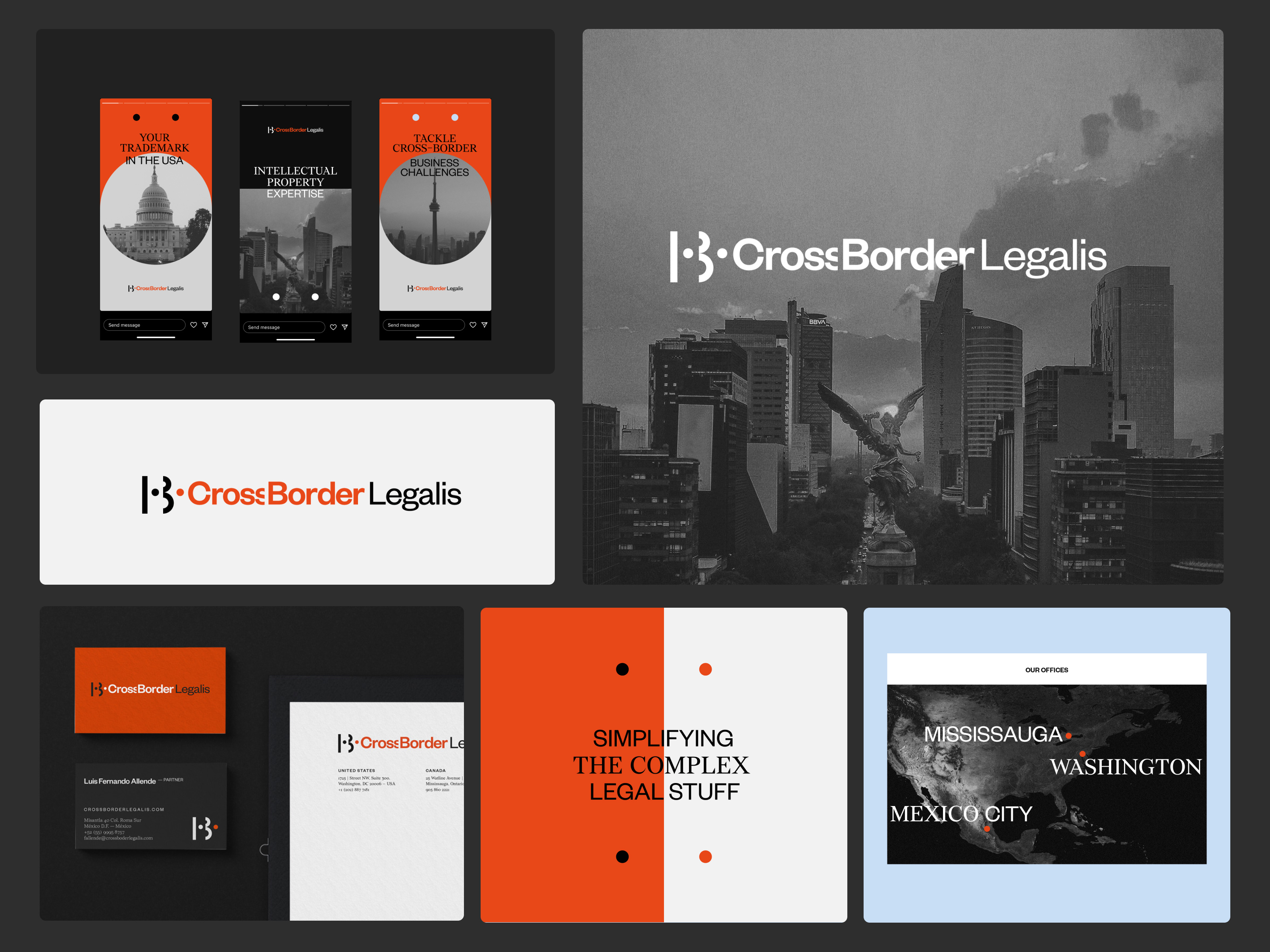 Cross Border Legalis Brand Identity
