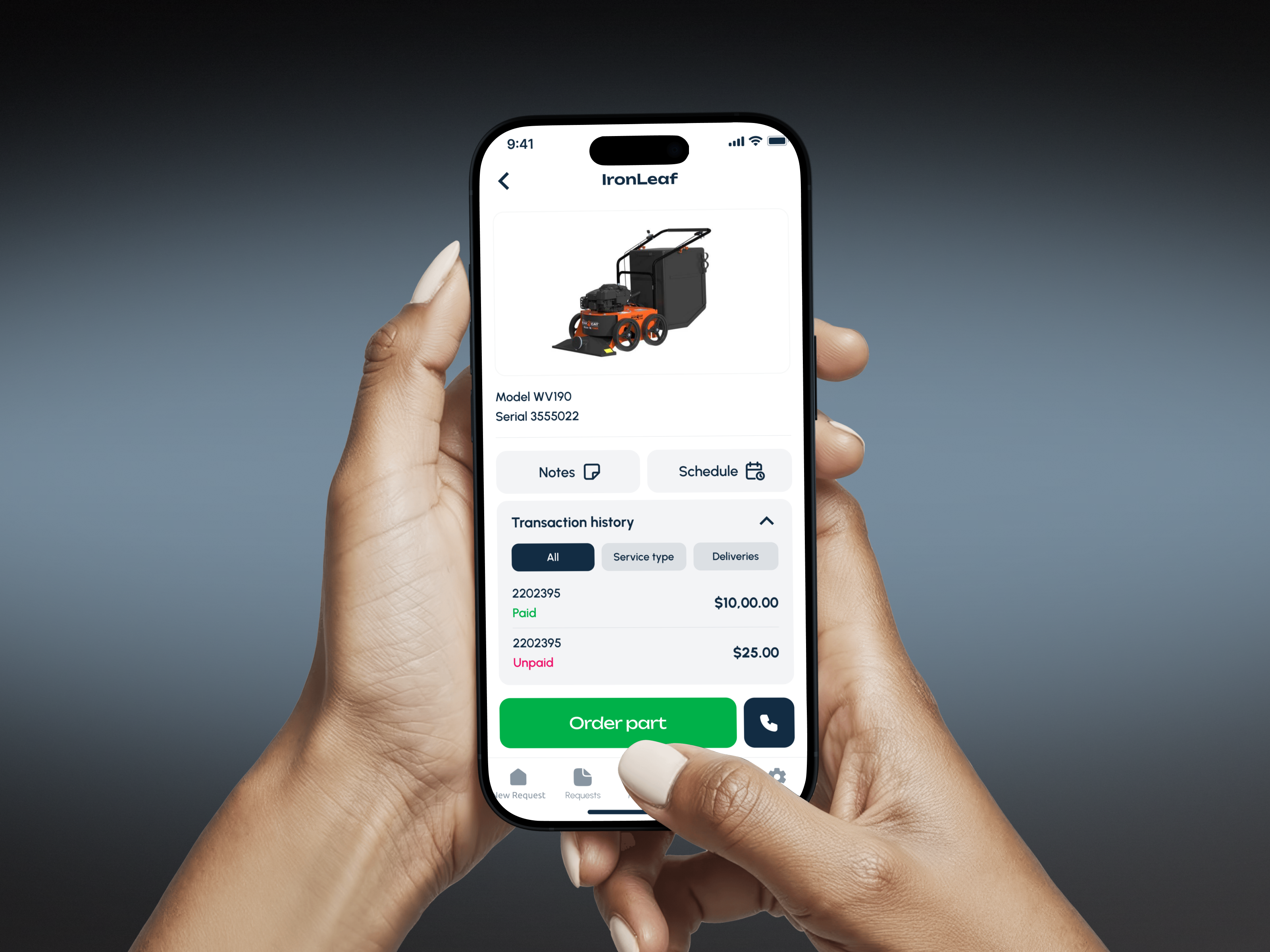 Example of Mobile UI/UX Design & Development for a Household Delivery App