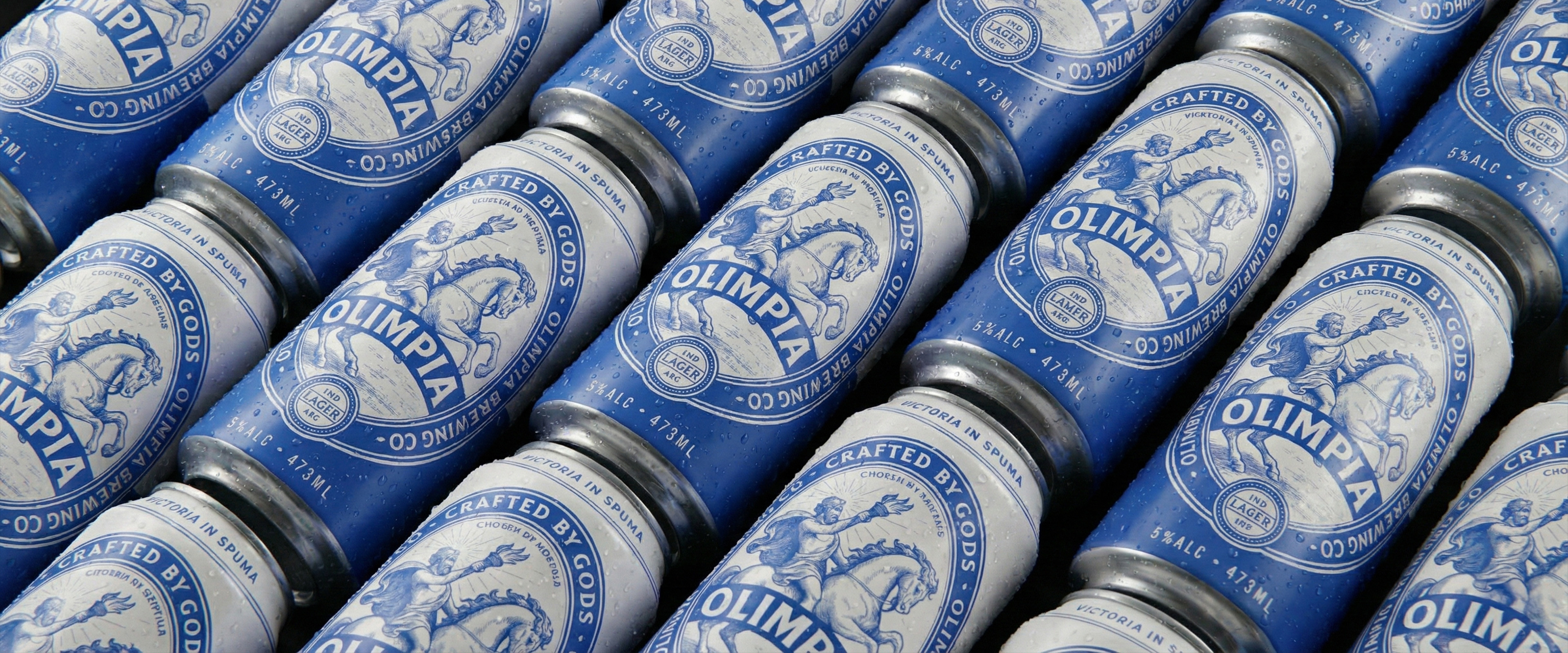 Olimpia Beer 3d 3d rendering beer bottle branding design graphic design identity illustration labeling packaging visual identity