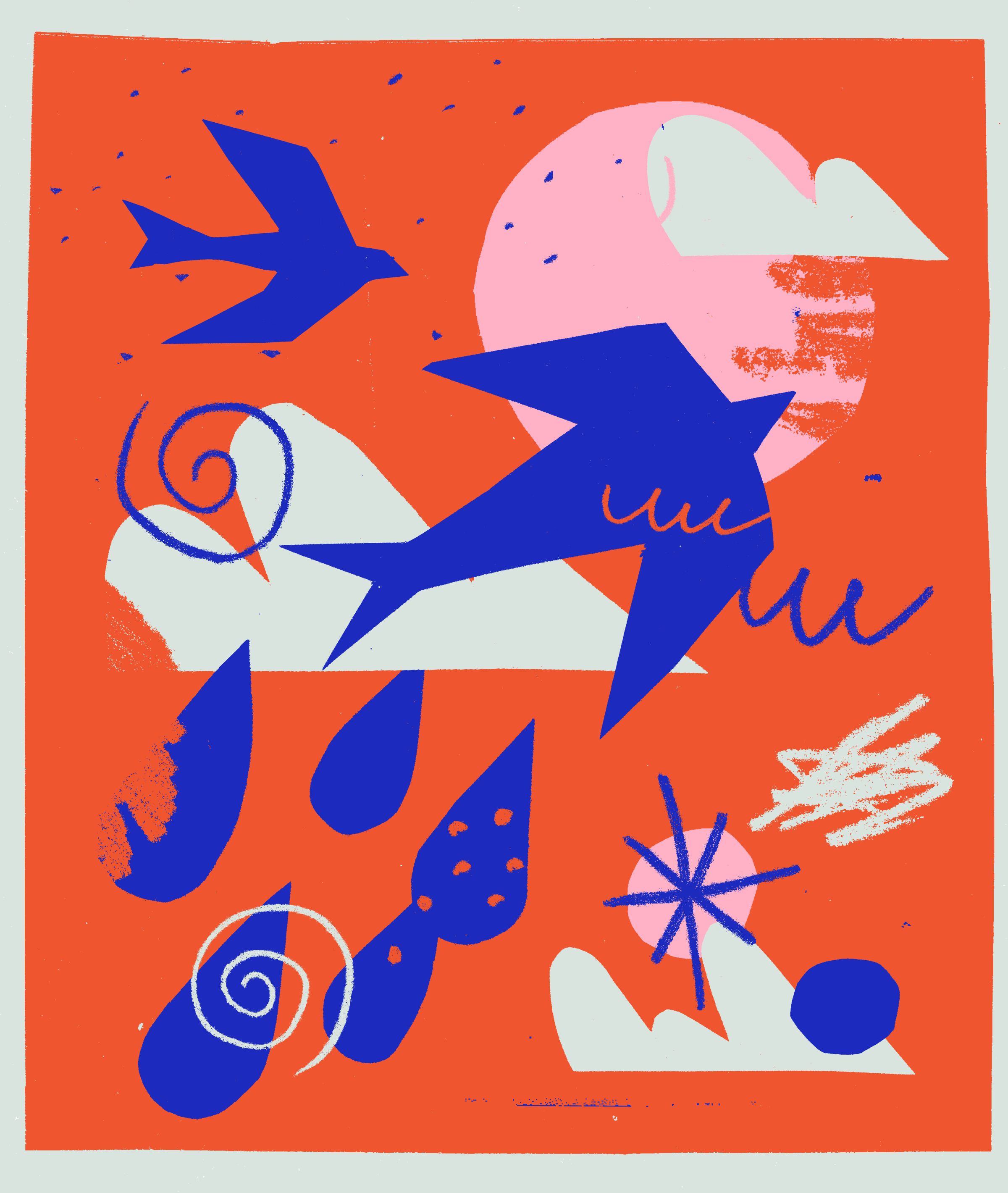 𓅪𓅪𓅪 abstract art bird cutpaper digitalart illustration pencil shapes texture