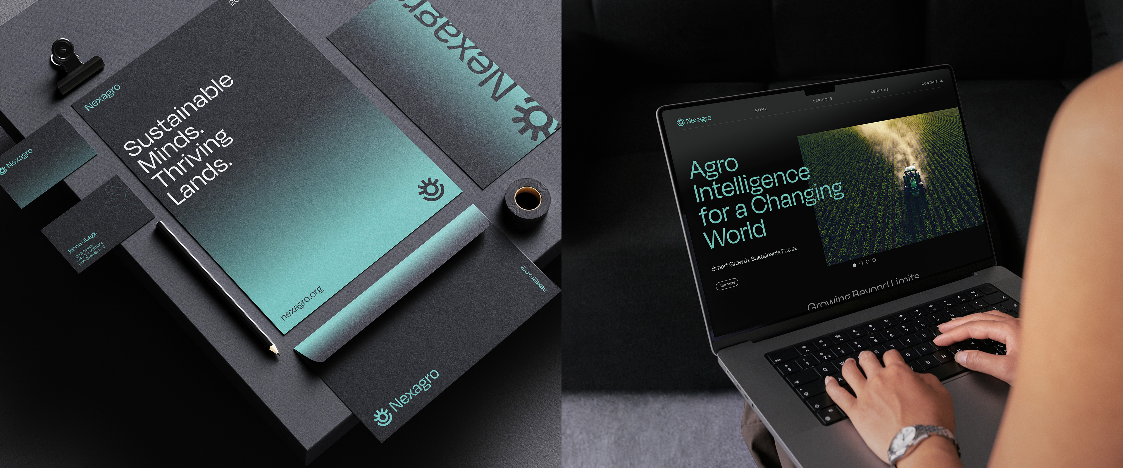 Nexagro brand brand design brand identity branding graphic design logo packaging ui uxui visual identity visual system website