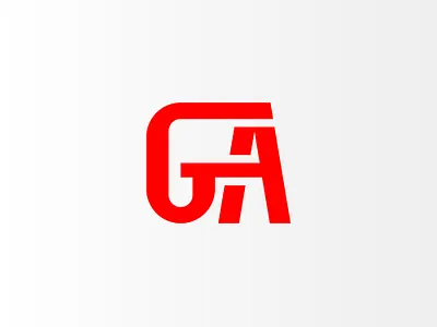 Letter GA Logo Deisgn brand identity branding brandmark design ga ga logo icon initial ga letter ga logo logo design logo designer logomark logotype minimalist logo