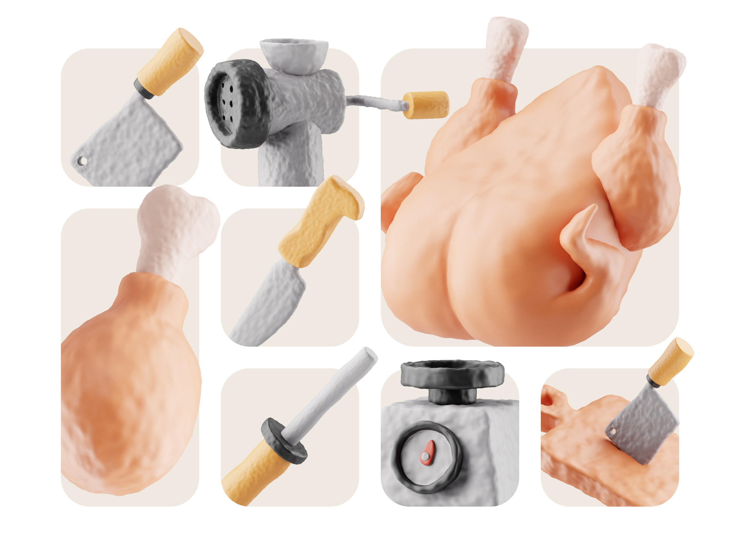 Example of Custom 3D Icons