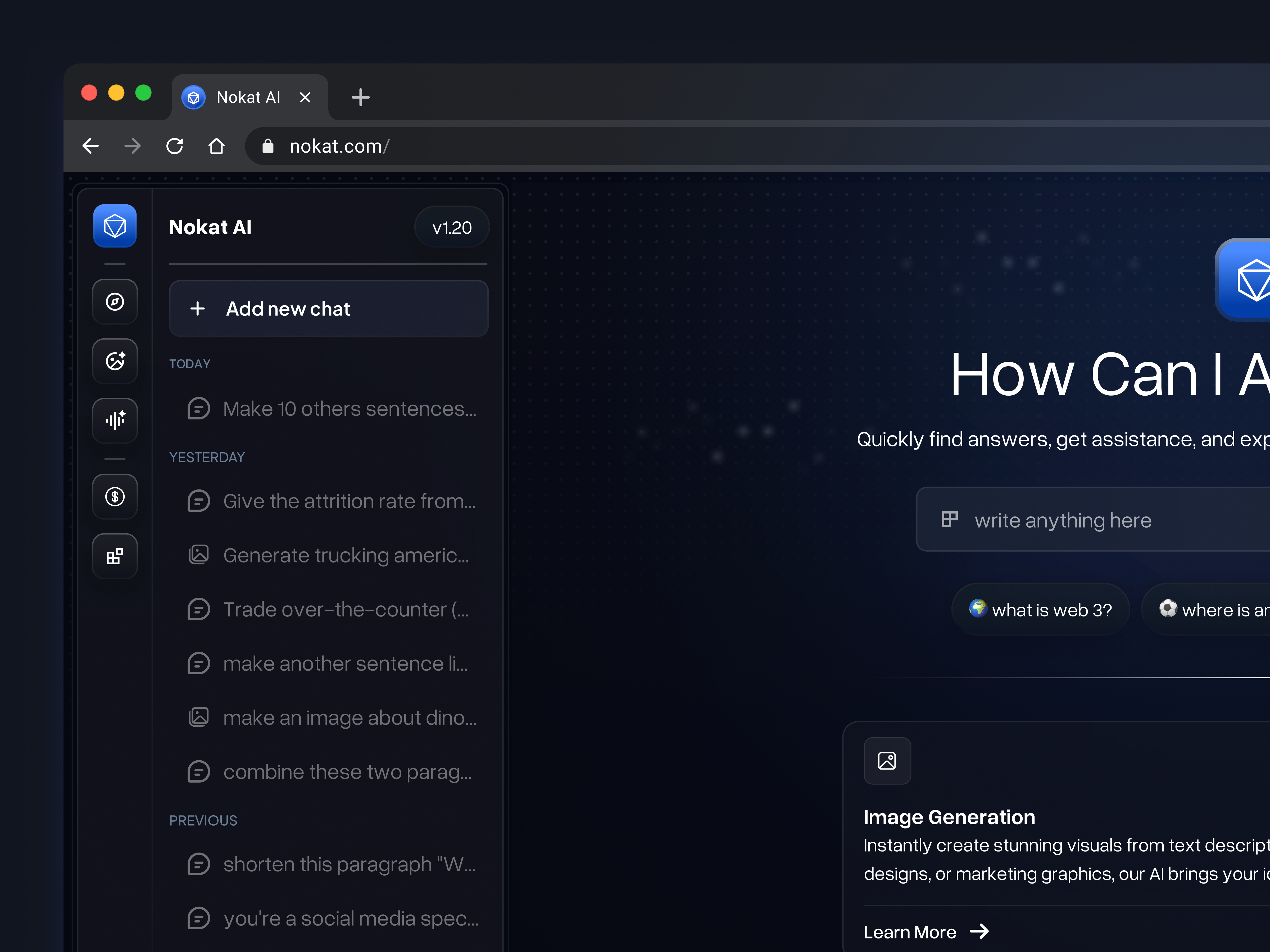 Conversational AI Dashboard ai ai dashboard ai generate ai generate dashboard ai generate website ai platform ai service ai website chatgpt conversational dark mode dashboard design minimal modern ui ui design ux design website