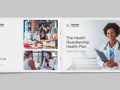 Bowtie Medical Health Plan Booklet booklet brochure graphic design page layout