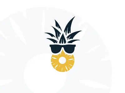 PineParty Creative - Logo Design branding illustration logo design pineapple summer vibes