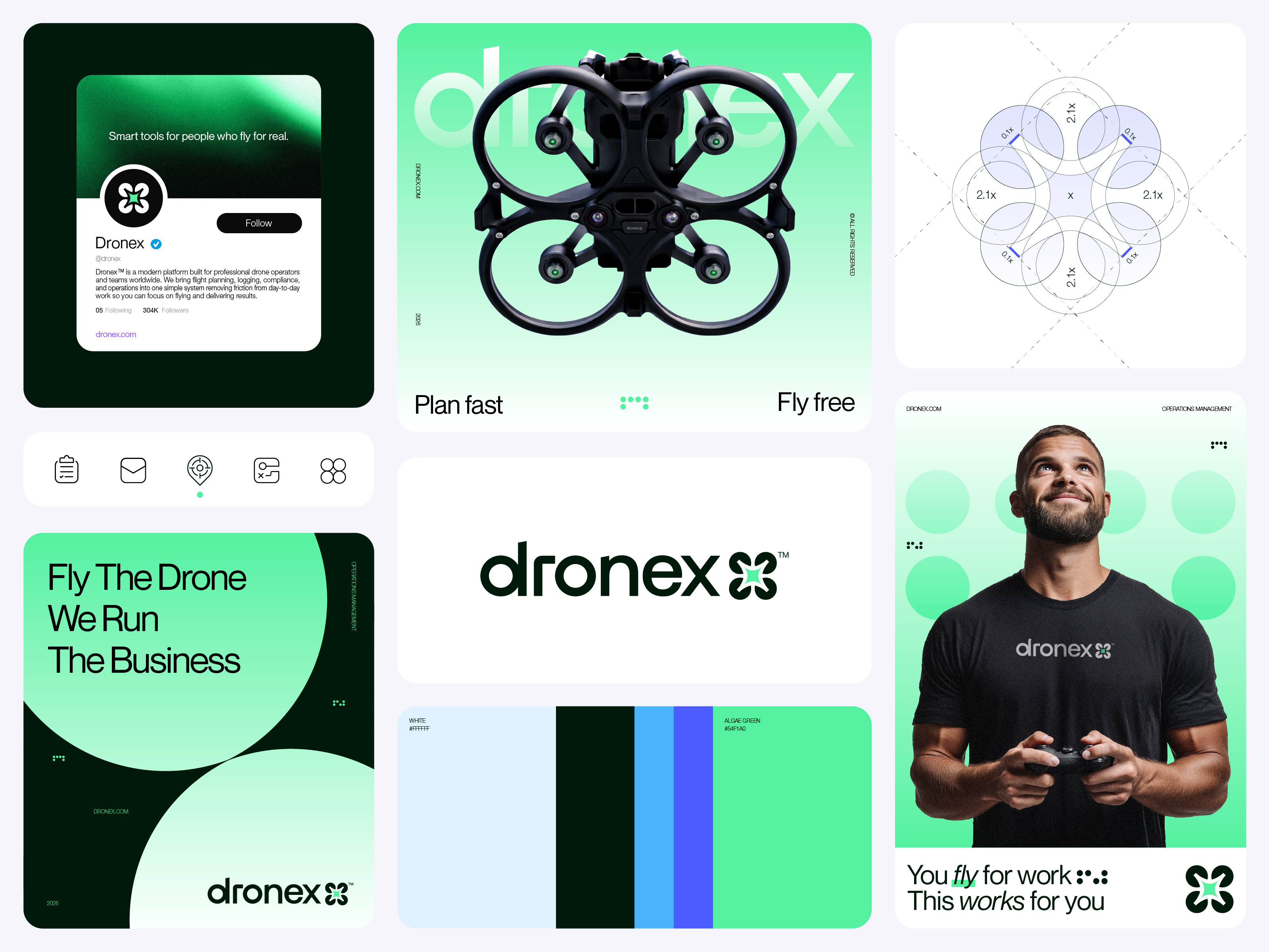 dronex™, Branding Design for commercial drone operations web App ai brand book brand guidelines brand identity design brand style guide branding branding kit creative logo crm design drone branding drone logo logo logotype modern logo saas software tech technology visual identity