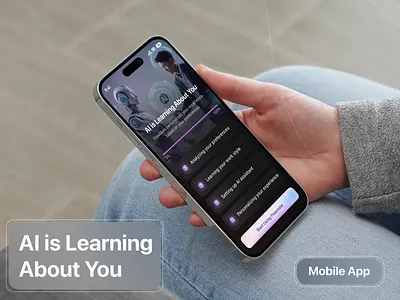 AI That Learns Your Workflow ai ai assistant ai ux app design automation behance dark ui design dribbble interface ios mobile app onboarding productivity saas smart planning task manager ui ux workflow