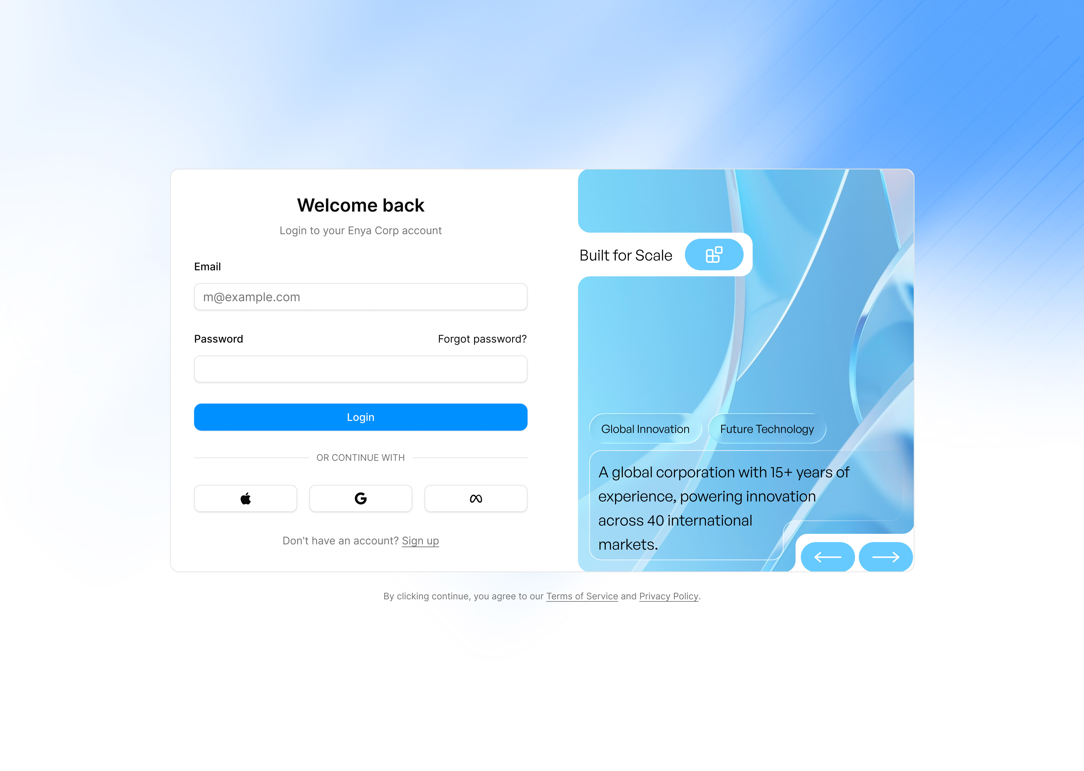 Login UI Component — Enterprise-Ready Access Component analytics ui app ui chart ui clean ui component ui dashboard ui data ui enterprise ui interface ui layout design login ui minimal ui modern ui product ui reusable ui scalable ui ui mobile ui website web design web ui