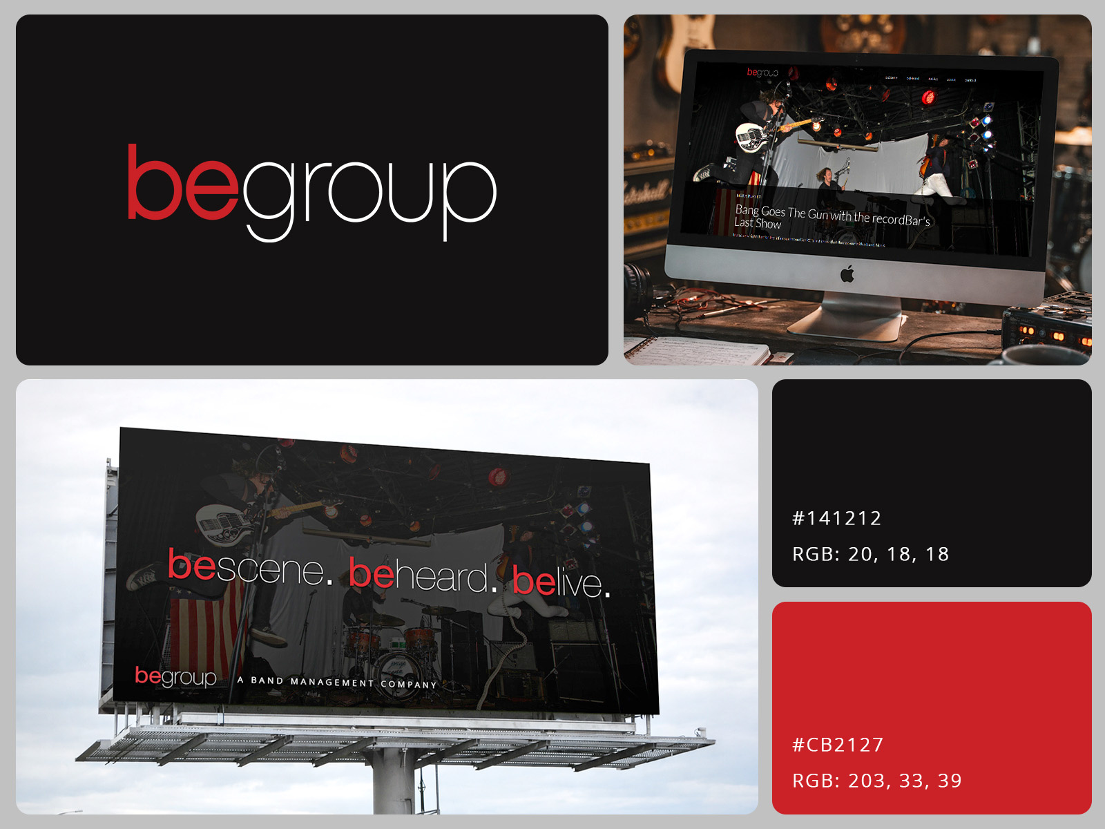 Breaking Entertainment Group - Brand Package billboard branding graphic design identity logo design music visual identity