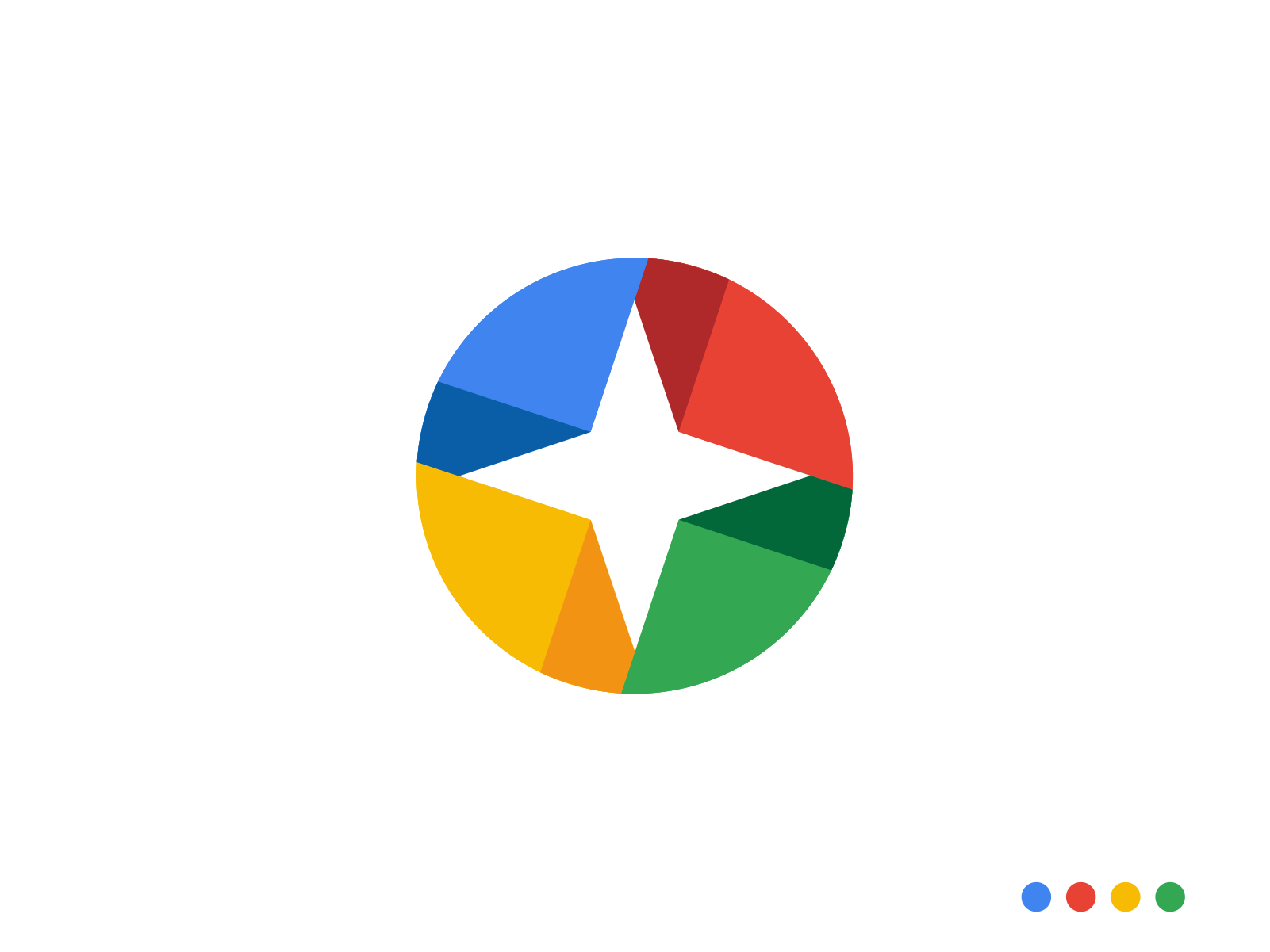 The star within: G Suite / Google Workspace logo icon design cloud computing collaboration communication content creation creative logo g suite google google workspace icon design logo logo design modern logo negative space productivity saas star storage tech branding tools