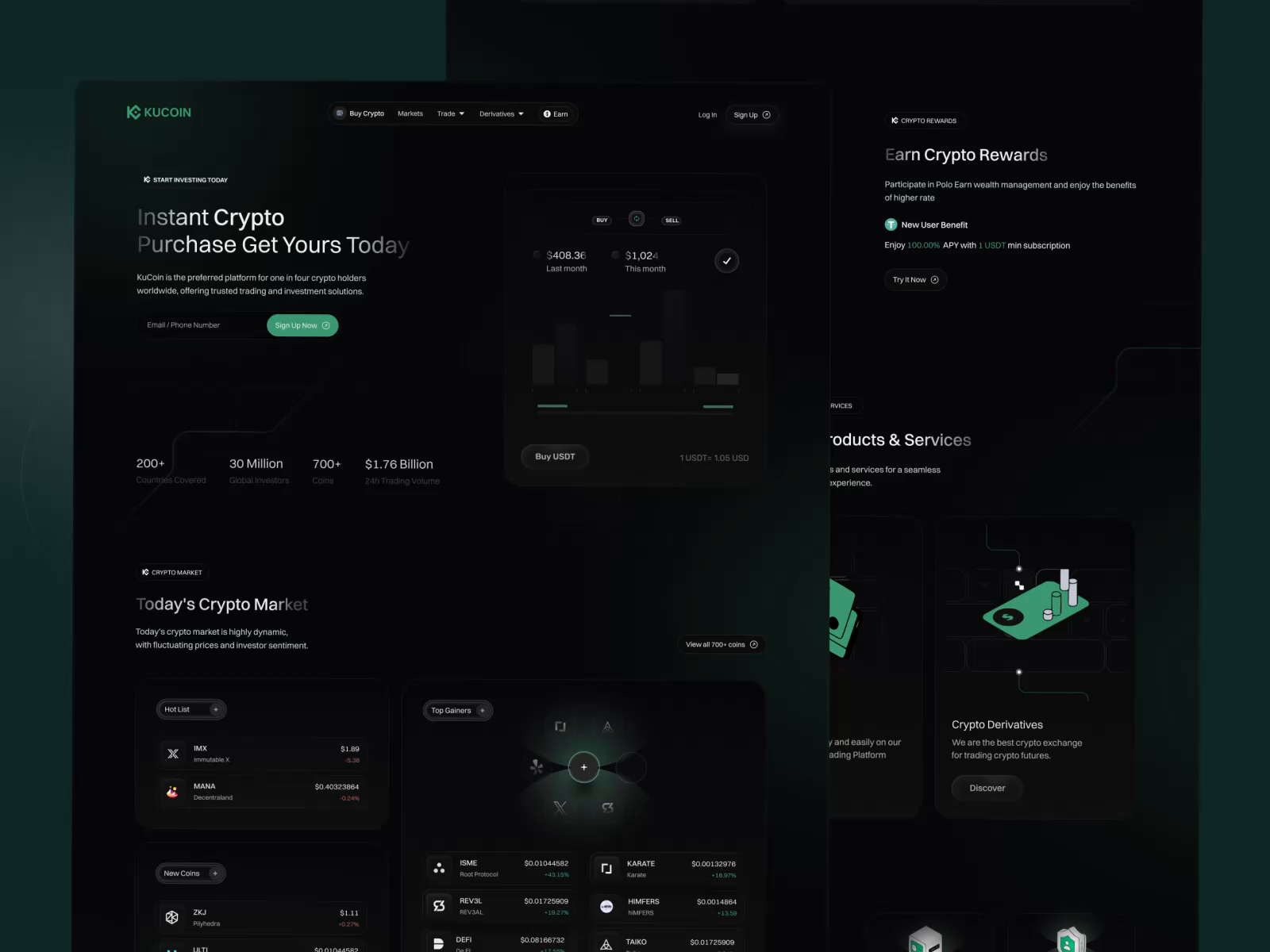Example of Website Landing Page Design