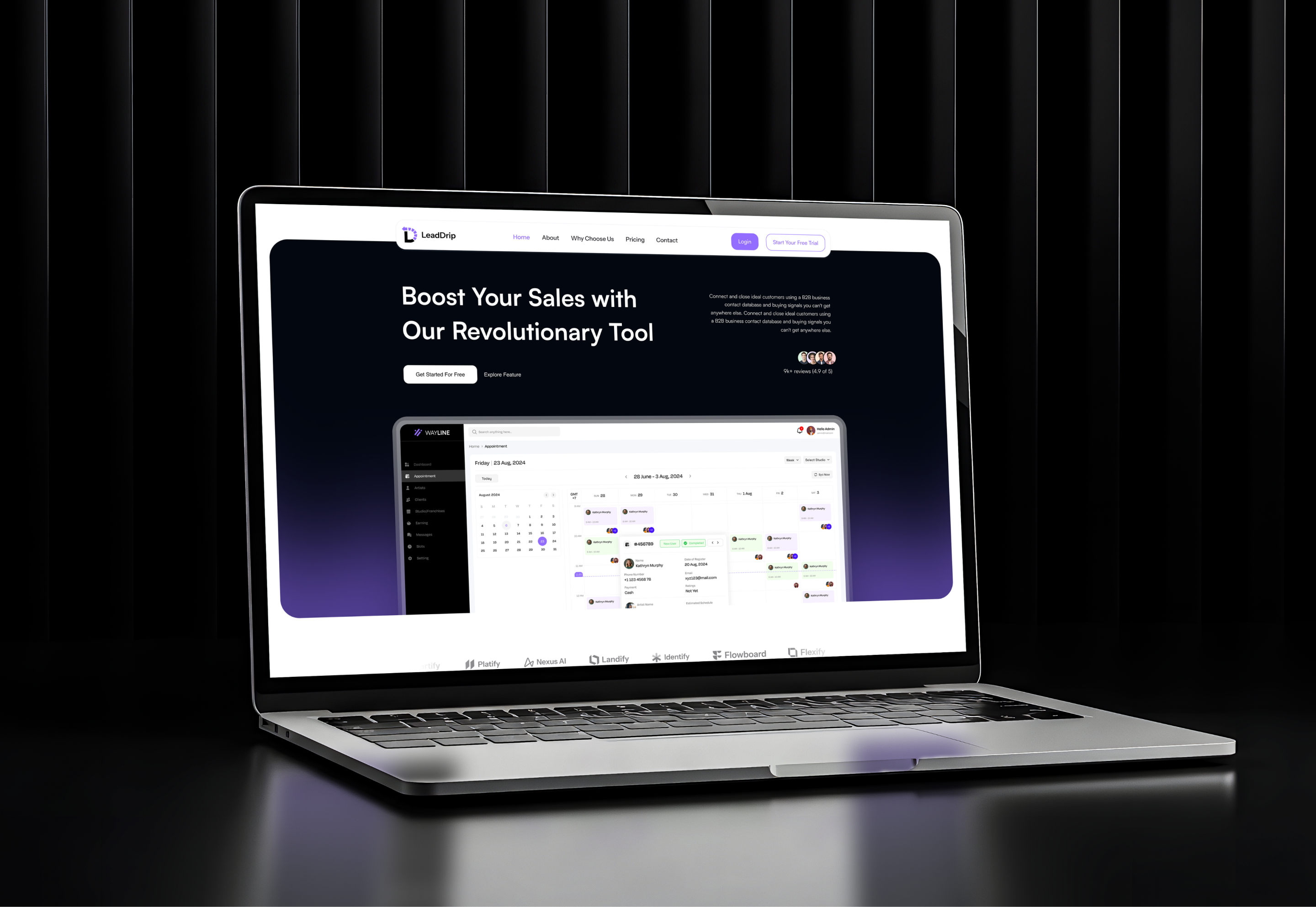 Example of Modern Frontend Website Development