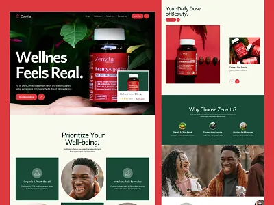 Supplement Ecommerce Landing page Design design ecommerce ecommerce landing page ecommerce website focotik landing page medical website supplement supplement ecommerce supplement landingpage supplement web ui supplement website ui ui design ui ux design web web design web ui website website design