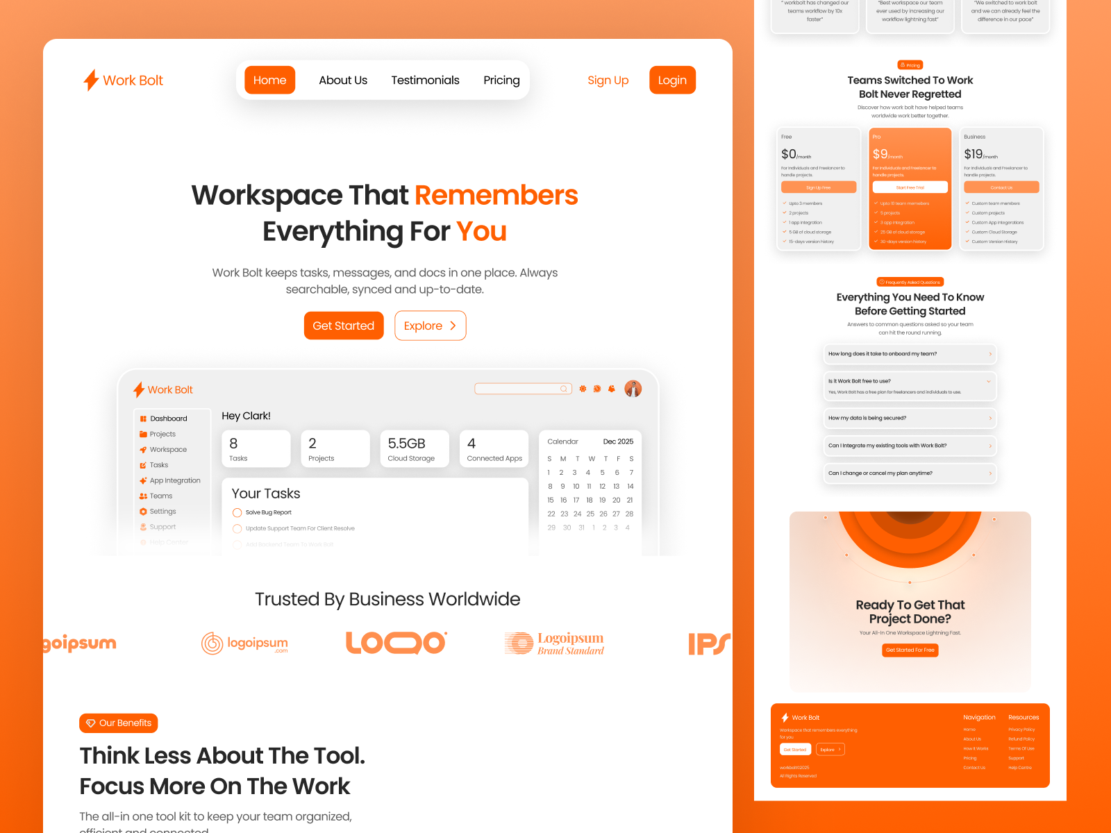 Example of Website/Landing Page Design + Dev