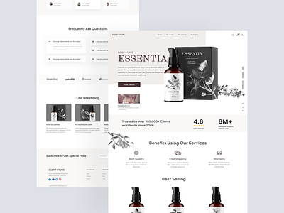 Perfume website design