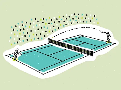 Tennis Match athletics ball chris rooney competition court crowd game ill match net player racket racquet serve spectators sport tennis tennis match tournament