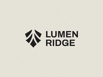 Lumen Ridge ✱ Logo Design abstract adventure branding color palette creative geometric green headlamp lamp lantern logo design minimalist mockup modern negative space simple urban warm yellow