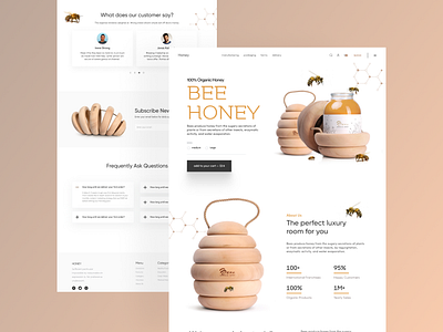 Honey website design