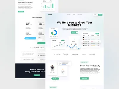 Grow your business | SAAS website design
