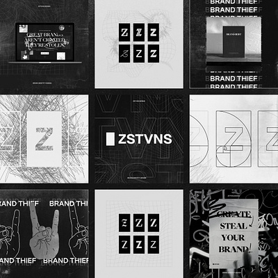 ZSTVNS Personal Brand Refresh 2023 branding design graphic design logo typography