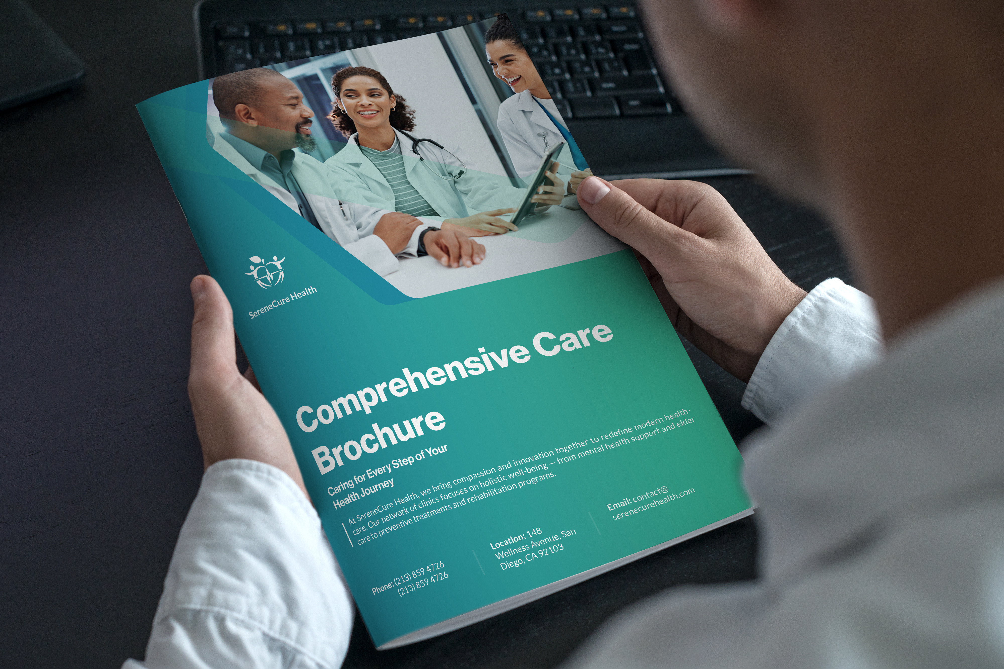 Healthcare and Medical Brochure Design brand identity brochure brochure design business brochure business profile design clean layout company profile corporate brochure corporate design editorial layout modern brochure print branding print design typography layout