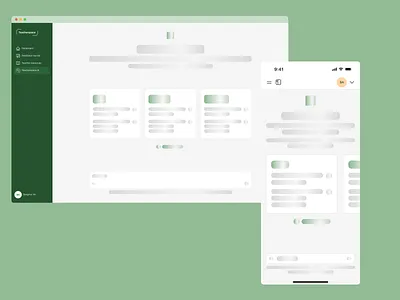 AI Chat Skeleton Screen ai aichat appdesign dashboard education figma greenui interface learning minimal mobileui platform productdesign responsive teacherspace ui userexperience userinterface ux webdesign