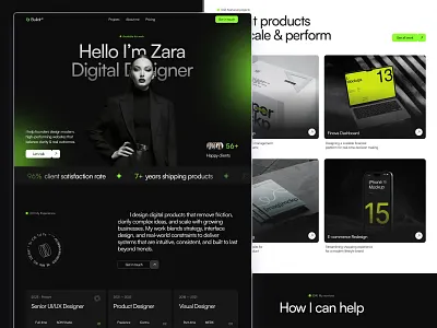 Buildr — Free Portfolio Framer Template clean cms creative designer framer freelancer layout modern personal portfolio professional projects responsive showcase template typography ui ux webdesign website
