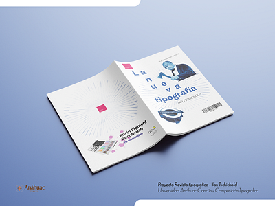 Proyecto de diseño de revista tipográfica Jan Tschichold book branding design designer graphic design logo typography